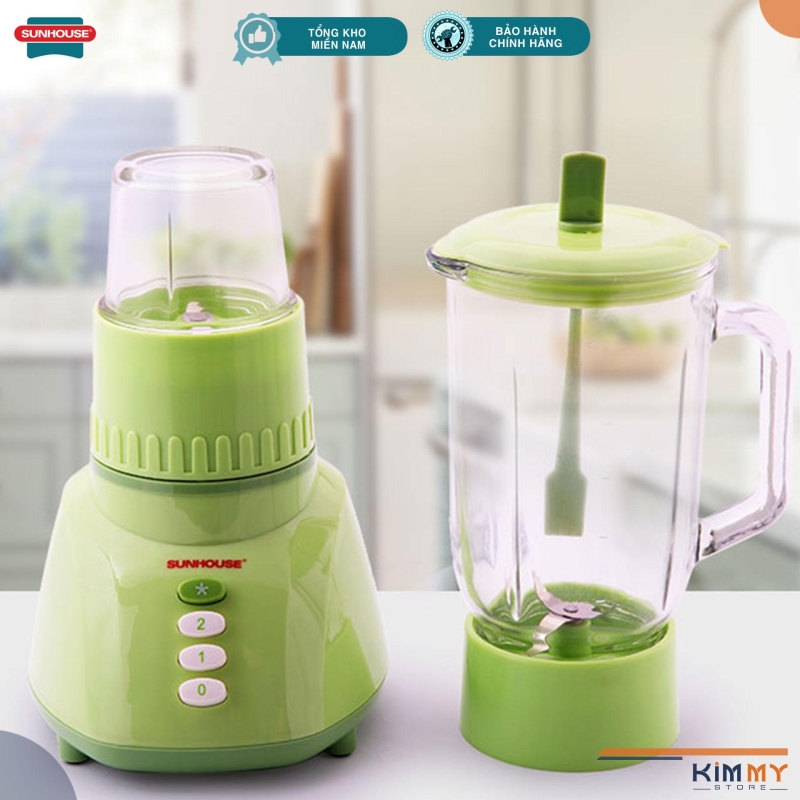 Máy xay sinh tố 2 cối thủy tinh SHD5112 - 350W